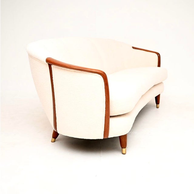 1950s Vintage Swedish Cocktail Sofa, 1950s For Sale - Image 5 of 13