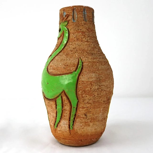 Ceramic Mid-Century Ceramic Vase from Fratelli Fanciullacci For Sale - Image 7 of 14