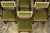 Late 19th Century Late 19th Century French Louis XIII Oak Dining Chairs in Moss Green, Set of 10 For Sale - Image 5 of 18