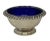 Mid 20th Century Gorham Sterling Holloware Master Salt With Cobalt Blue Glass Insert For Sale - Image 12 of 12