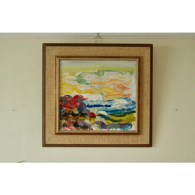 Bengt Arne Linderos, Landscape, 1960s, Oil on Canvas, Framed For Sale - Image 11 of 11