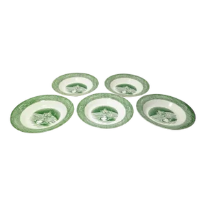 1950s Old Curiosity Shop Bowls- Set of 5