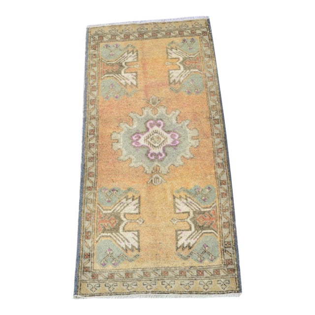 Oushak Modern Hand Knotted Rug For Sale