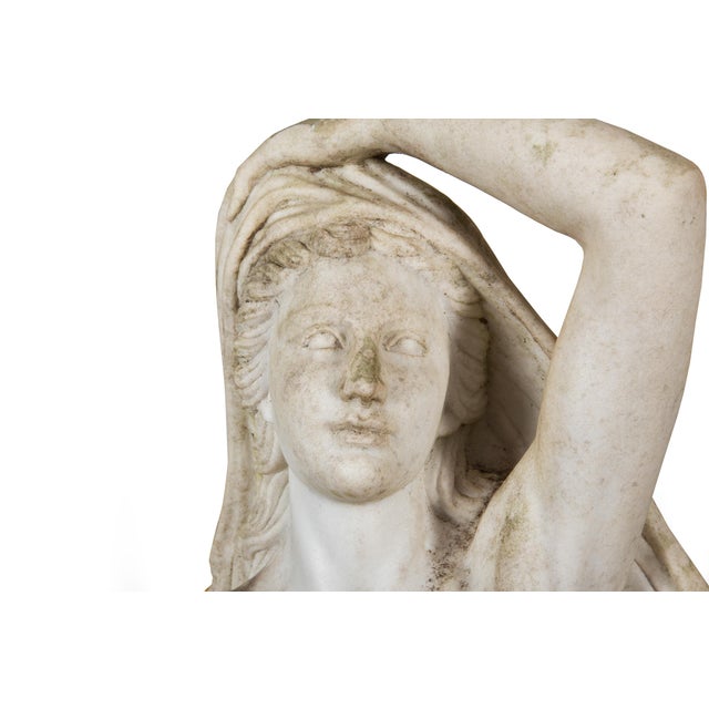 Life-Size Marble Sculpture Statue of “Air” After the Antique by Le Hongre For Sale - Image 14 of 15