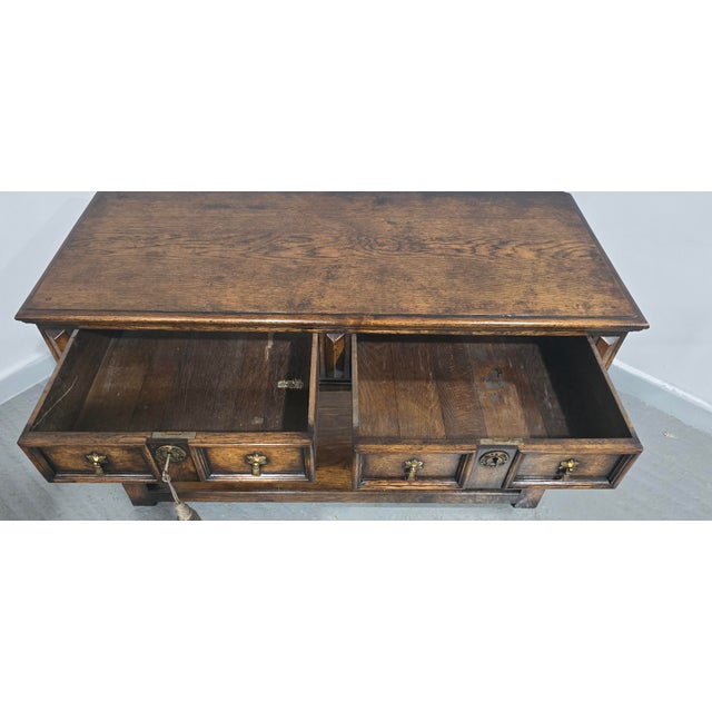 Oak Sideboard with Dresser Base, 1920 For Sale - Image 18 of 18