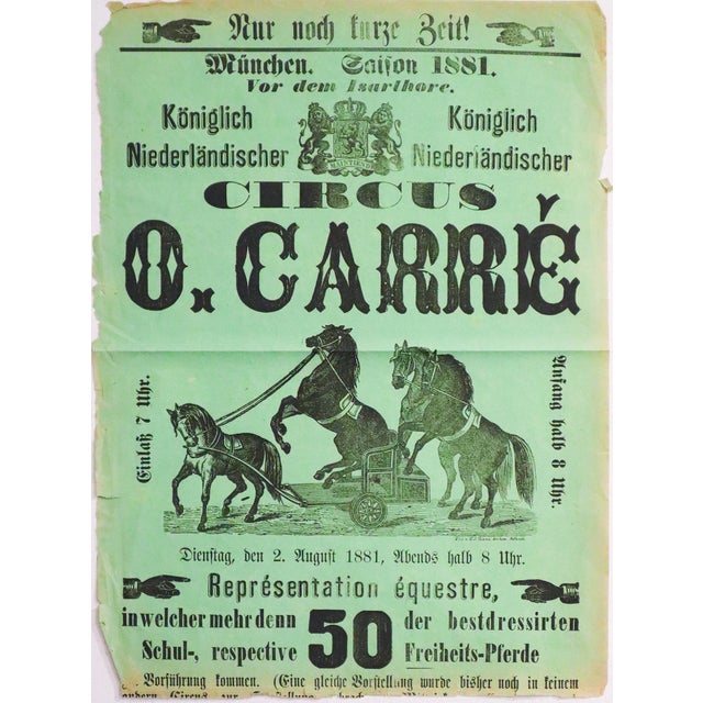 Date: 1881 Size: 11.5 x 16.5 inches (each) Artist: Gerrit Jan Thieme About the Poster: These rare posters advertise a...