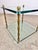 Mid 20th Century Brass & Glass End / Side Table Attributed to Baker Furniture For Sale In New York - Image 6 of 11