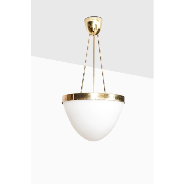 Gold Moon Pendant Light by Lars Bylund for Ateljé Lyktan, 1985 For Sale - Image 8 of 8