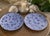 Ceramic A Pair of Vintage Moroccan Safi Hand-Painted Ceramic Platters / Shallow Bowls For Sale - Image 7 of 12