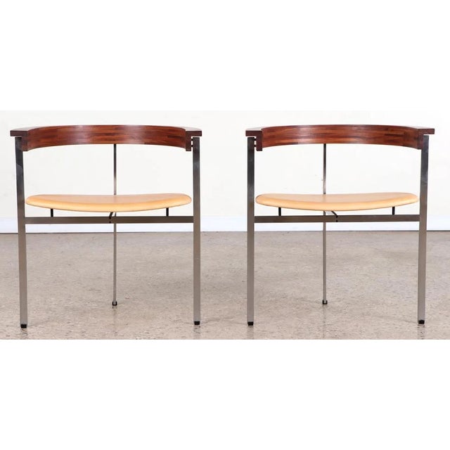 1970s Poul Kjaerholm Pk11 Side Chairs - a Pair For Sale - Image 10 of 10