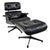 Mid-Century Modern Set of Vintage Lounge Chair and Ottoman by Charles & Ray Eames for Vitra, 1990s, Set of 2 For Sale - Image 3 of 16
