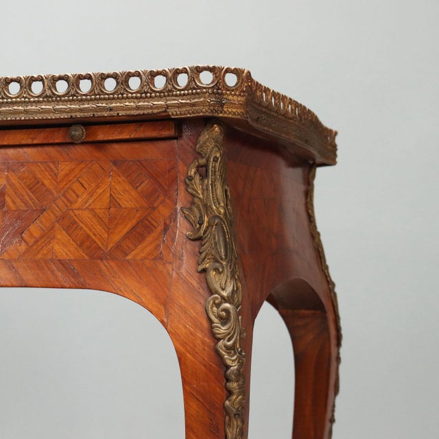 19th Century Napoleon III Italian Table in Bois De Rose, 1800s For Sale - Image 5 of 10
