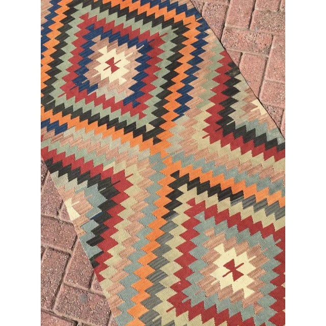 Bohemian Kilim Runner - 33" X 112" For Sale - Image 4 of 10