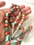 Vintage Native American Turquoise and Coral Beaded Necklace With Sterling Silver Clasp For Sale - Image 4 of 5