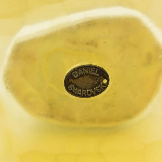 Daniel Swarovski Paris Lucite Cuff Bracelet with Massive Cut Rhinestone For Sale - Image 13 of 15