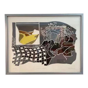 Arlene Sherman Lithograph, Newly Framed
