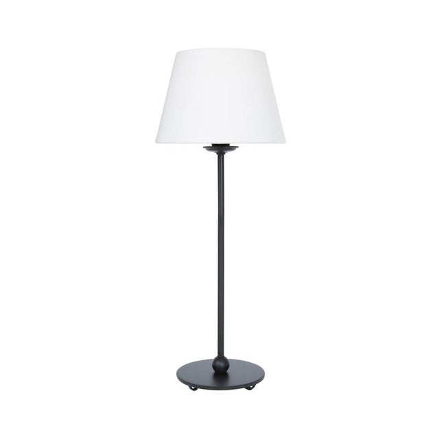Uno Small Black Table Lamp by Konsthantverk Tyringe 1 For Sale - Image 4 of 5
