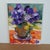 Inspired by light on these colorful African Violets, I proceeded to paint quickly with a palette knife to capture the...