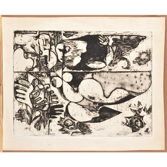 Malda Muizule, By the Sea, 1975, Etching For Sale