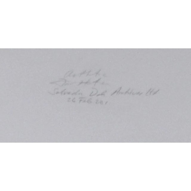 Salvador Dalí Dali Aurelia Visage Surrealiste, Original Hand-Signed Print For Sale - Image 4 of 4