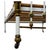 Metal Antique Victorian Brass and Iron King Size Bed, 1800s For Sale - Image 7 of 8