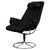 Jetson Lounge Chair in Black Leather by Bruno Mathsson for Dux, 2000s For Sale - Image 10 of 10
