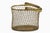 1950s Vintage Brass Wire Mesh Basket For Sale - Image 5 of 10