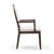 Wood Mila Dark Brown and Beige Performance Fabric Arm Chair For Sale - Image 7 of 9