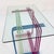 1980s Multicolor Console Table with Glass Board, 1980s For Sale - Image 5 of 9