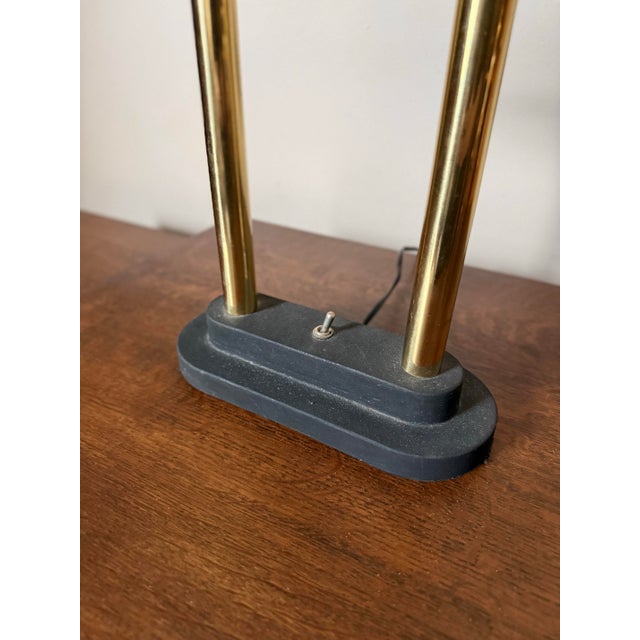 1980s Memphis Style Bankers Desk Lamp by Robert Sonneman for George Kovacs For Sale - Image 11 of 12
