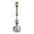 Vintage Bombay Company Brass Candlestick Holder With Scalloped Base For Sale