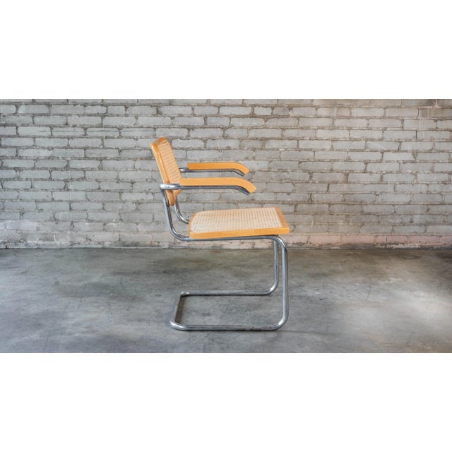 1970s Vintage Marcel Breuer Attr. Cesca Armchair For Sale - Image 11 of 13
