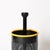 Metal Special Edition Black and Yellow Cribbio Umbrella Stand attributed to Barbieri, Italy, 1980s For Sale - Image 7 of 11