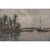 Beaux-Arts 19th Century Belgian Oil on Canvas Painting of Riverboats by Romain Steppe in Original Gilt Frame For Sale - Image 3 of 16