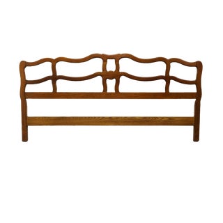 Davis Cabinet Provence Cherry Country French King Size Headboard For Sale