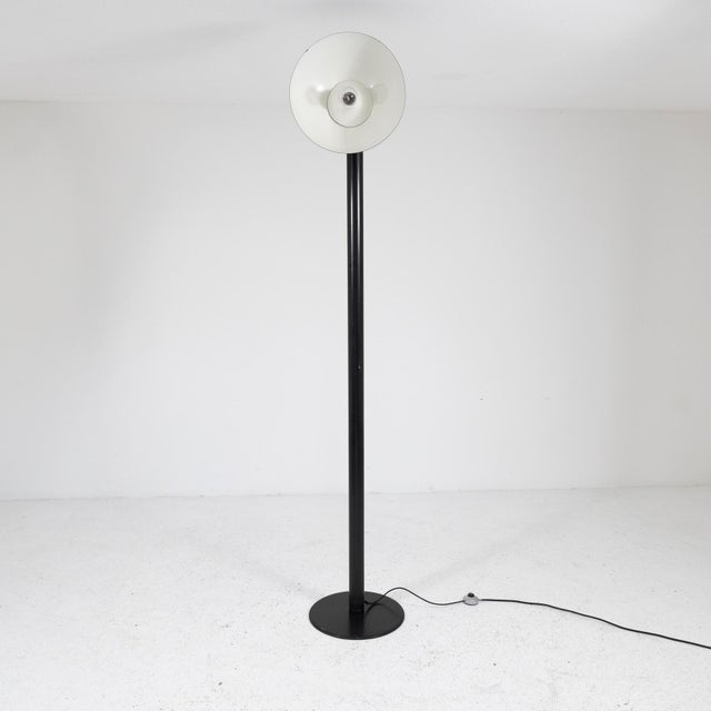Black Steerable and Extendable Luci Floor Lamp, 1980s For Sale - Image 8 of 10