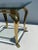 La Barge 1980s Brass Cabriole Leg Side/End Table For Sale - Image 4 of 6