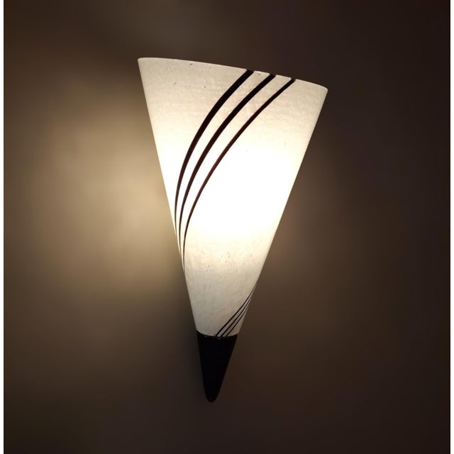 20th Century Murano Cone Sconce For Sale - Image 9 of 12