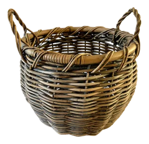 Vintage Large Woven Harvest Basket