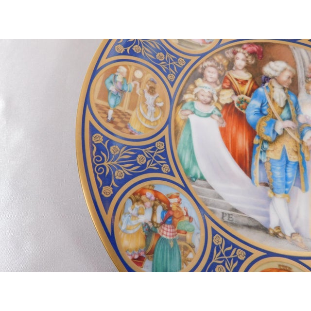 Traditional 1940s Porcelaine Franklin Plate For Sale - Image 3 of 7