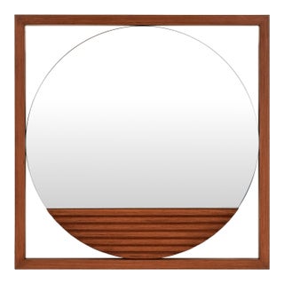Dirken Wooden Framed Mirror For Sale
