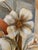 Brown Original Oriental Style Floral Painting With Gold Leaf, Dated 1981 Signed For Sale - Image 8 of 15