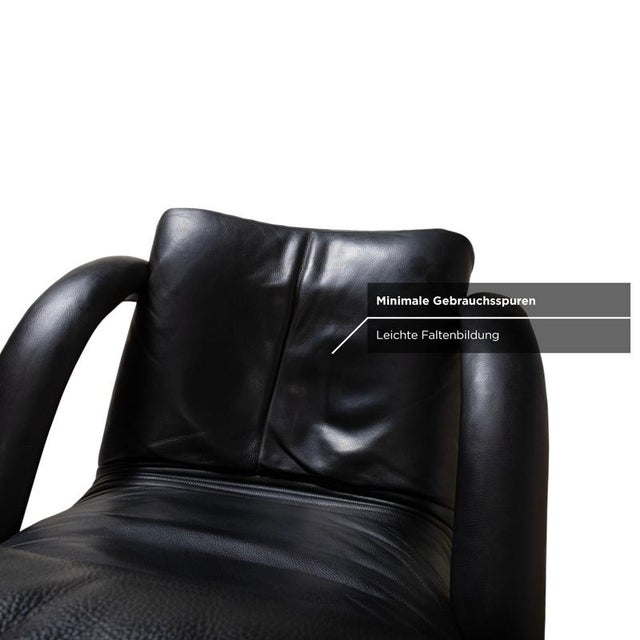 Yoga Chair in Black Leather from Jori For Sale - Image 10 of 17