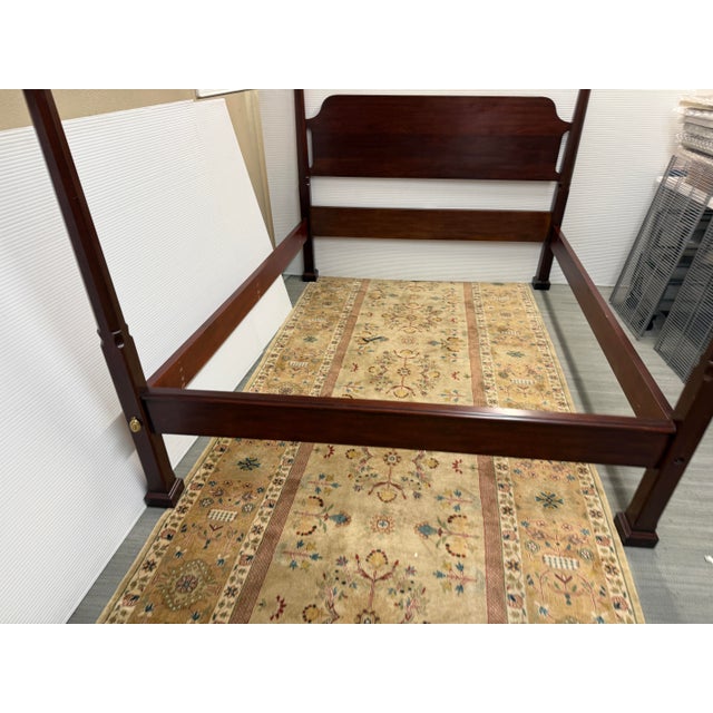 Queen Size Henkel-Harris Poster Bed Frame For Sale - Image 10 of 17