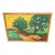 Vintage Van Gogh-Style Impressionist Landscape Oil on Canvas Painting For Sale