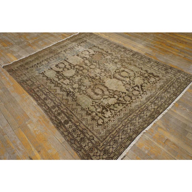 Early 20th Century Persian Malayer Carpet ( 5'1" x 6'1" - 155 x 85 cm ) General Rug Type: Persian Informal Specific Rug...