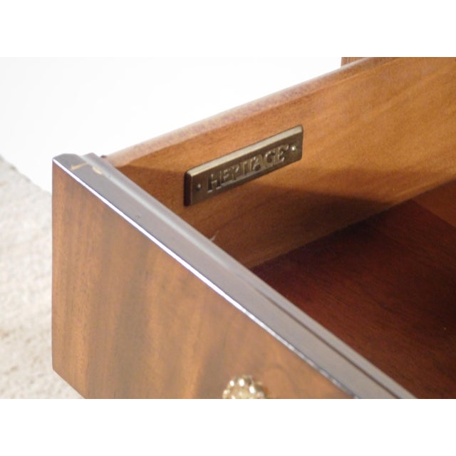 Drexel Flame Mahogany Serpentine Ball & Claw 12-Drawer Chippendale Chest Dresser For Sale - Image 15 of 17