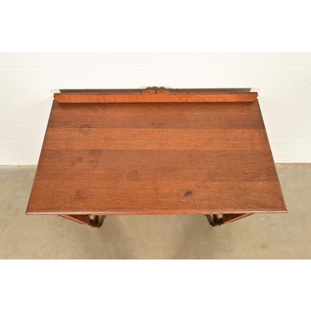 Brown Stickley Brothers Antique Mission Oak Arts & Crafts Buffet Server, Circa 1910 For Sale - Image 8 of 13