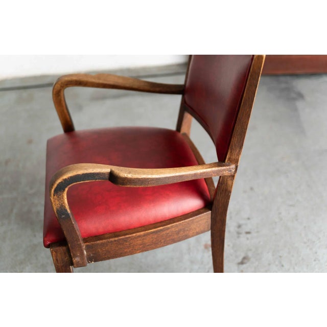 This side chair was designed and produced in Belgium in the 1930’s. This chair was owned by an Antwerp jazz drummer who...