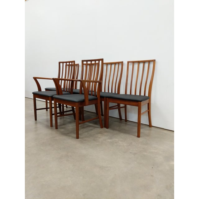 Set of 6 Vintage McIntosh Mid Century Modern Dining Chairs For Sale - Image 10 of 11